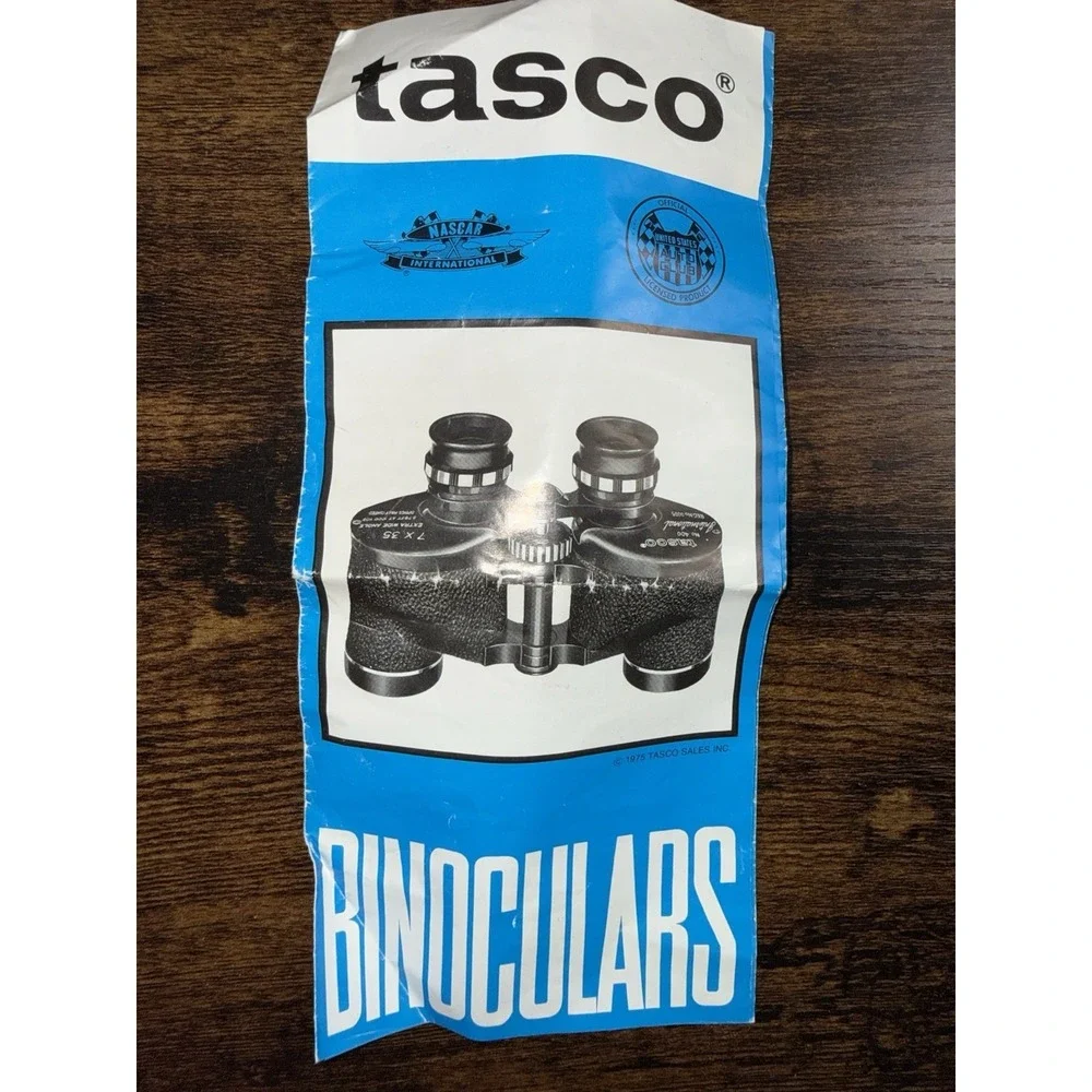 Vintage Tasco Binoculars 7x35mm w/Zip‎ Case 346ft-1000yds 115m 1000m